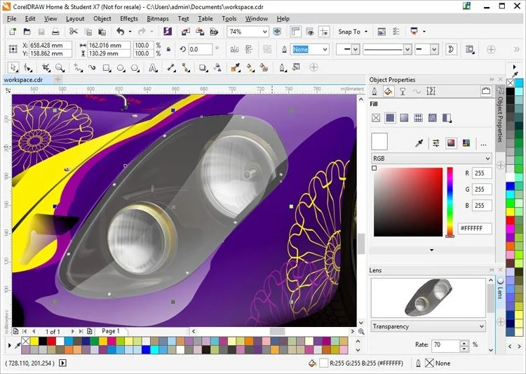 Screenshot 1 do Corel Draw X7 Download Gratis Em Portugues Completo Serial