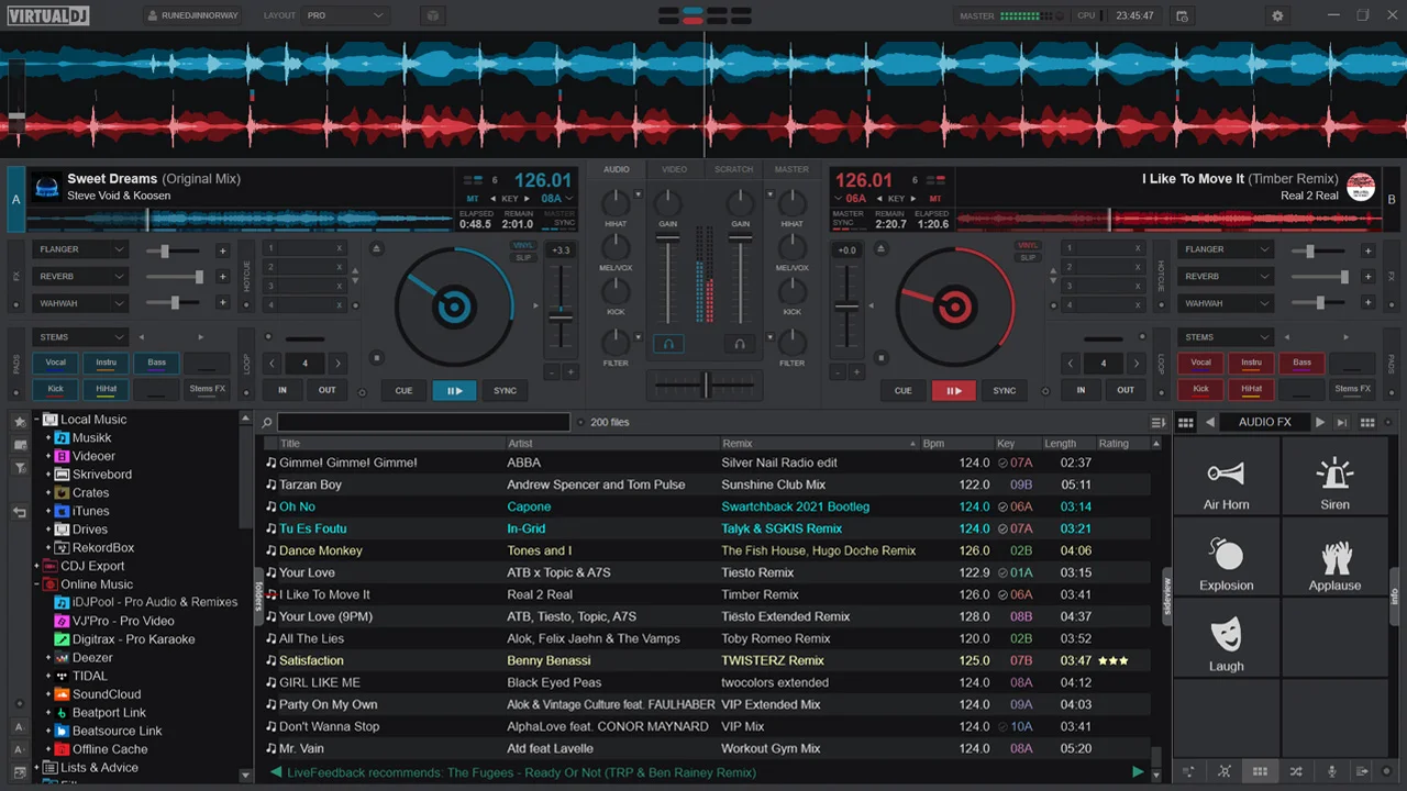 Screenshot 1 do Virtual Dj Crackeado Baixar Gratis Português PT-BR 2026